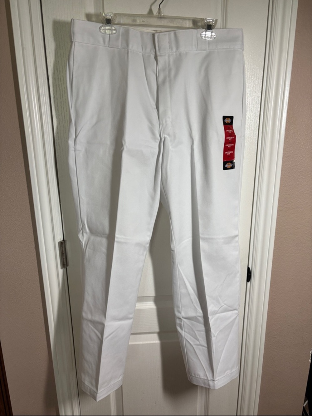 Dickies Men's White 874 Original Fit Work Pants Size 38x30 NWT